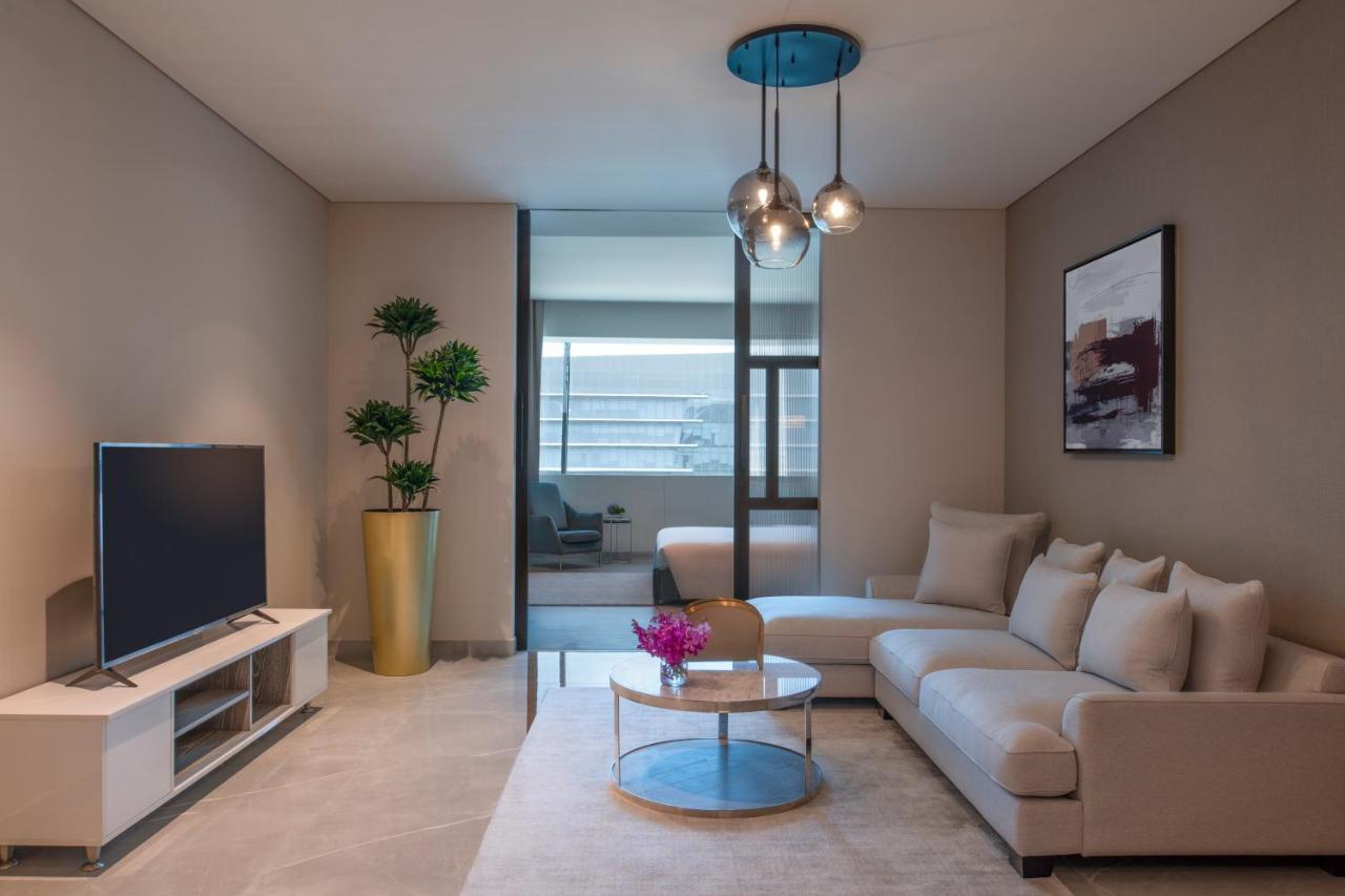 Steigenberger Residence Doha Exterior photo A living room in a typical apartment